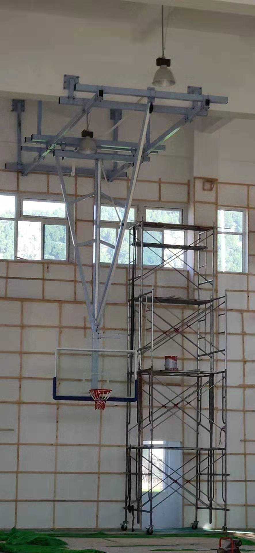 电动悬臂篮球架